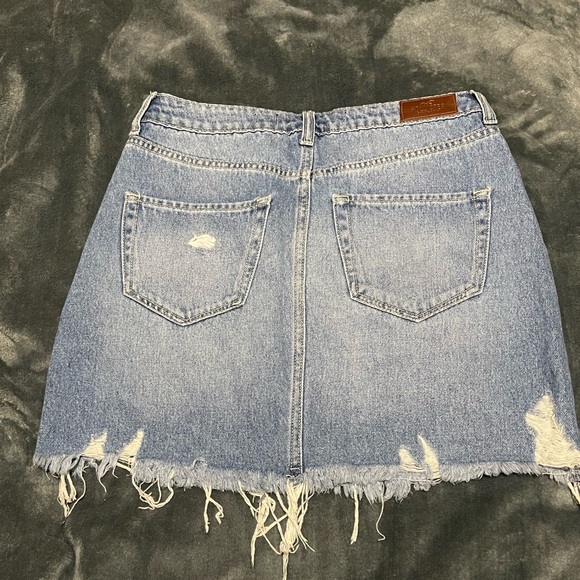 Hollister Ultra High-Rise Denim Jean Skirt - Picture 2 of 3
